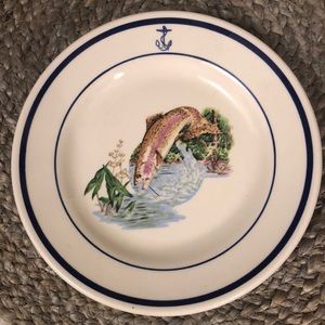 Vintage Homer Laughlin Bone China dessert plate